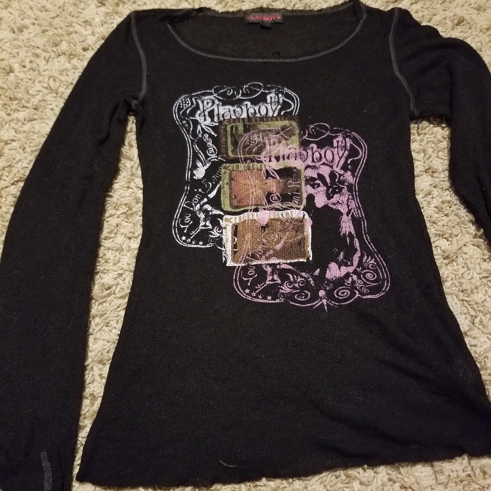 Playboy long sleeve top